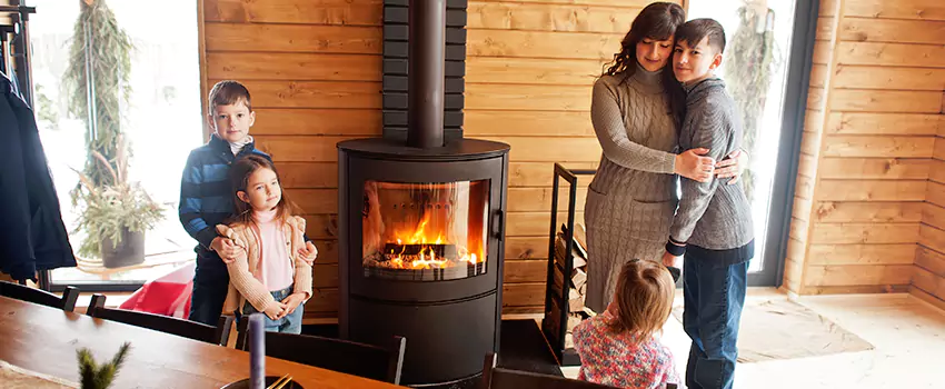 Morso Cast Iron Fireplace Insert Installation in Decatur, Illinois