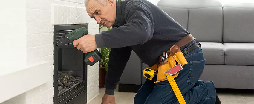 New Indoor Fireplace Installation in Decatur, Illinois