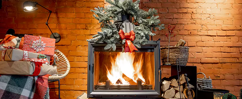 Travis Industries Linear Gas Fireplace Installation in Decatur, Illinois