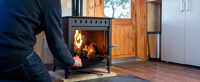 Open Hearth Wood Fireplace Installation in Decatur, IL