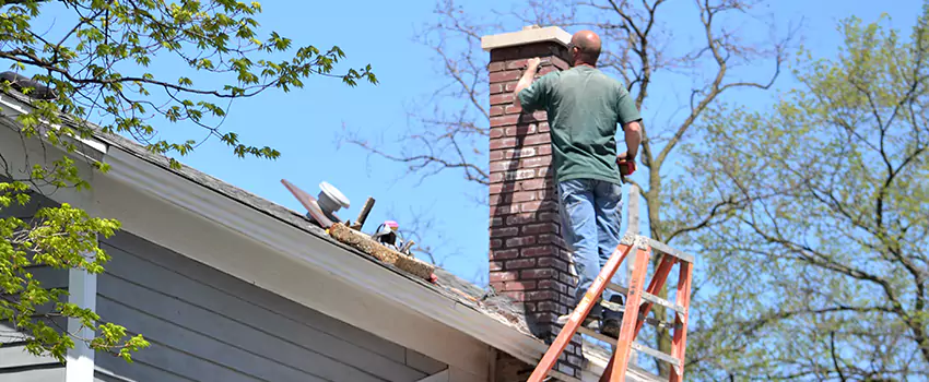 Vinyl and PVC Chimney Flashing Installation in Decatur, IL