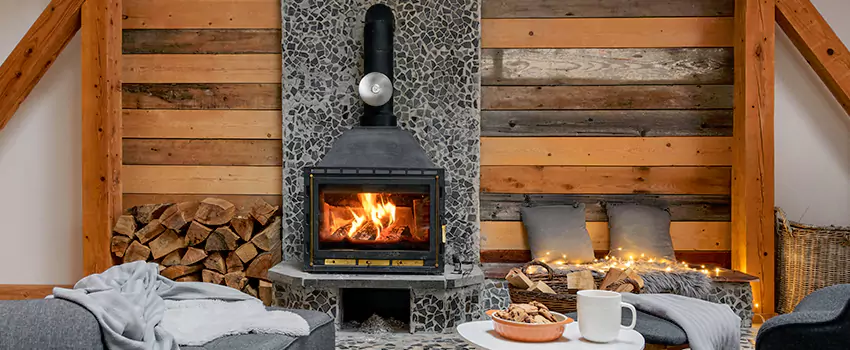 Thelin Hearth Products Direct Vent Gas Stove Fireplace Inspection in Decatur, Illinois