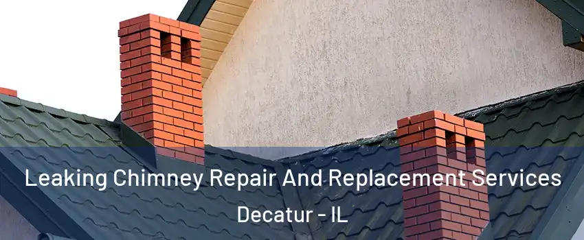  Leaking Chimney Repair And Replacement Services Decatur - IL